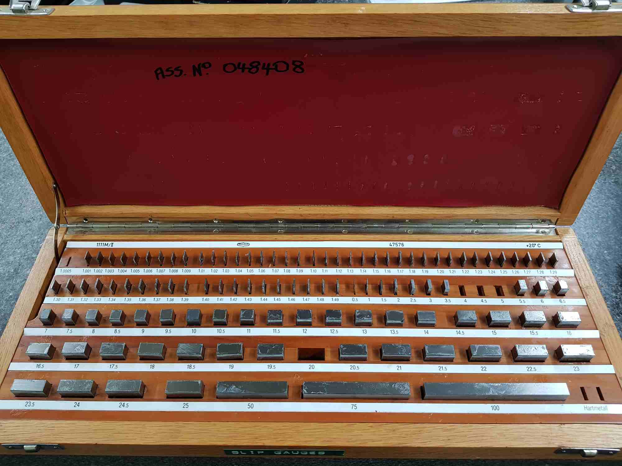 Dimensional Gauge Blocks 112 pcs.